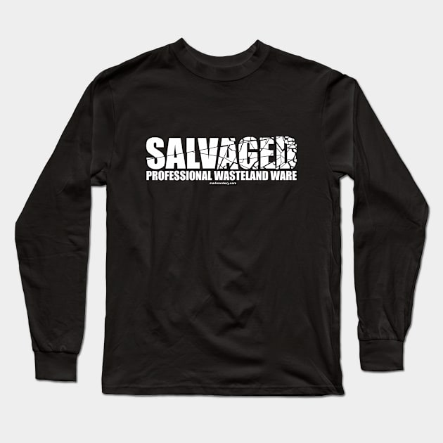 SALVAGED Ware - white Logo Long Sleeve T-Shirt by SALVAGED Ware